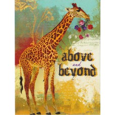 LEANIN TREE GREETING CARD ABOVE AND BEYOND